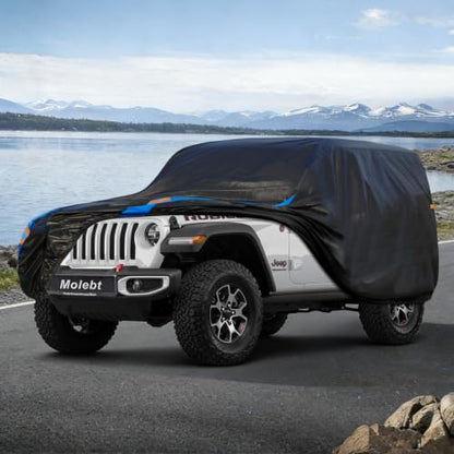 Custom Fit Car Cover for Jeep Wrangler 2dr 2 Door CJ YJ JK JL