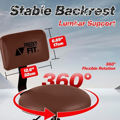 Shop Stool with Backrest