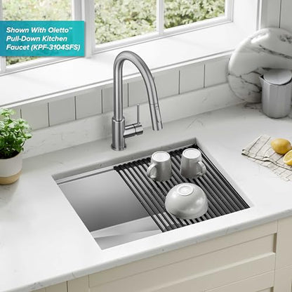 Stainless Steel 23 in Undermount Kitchen Sink KWU111