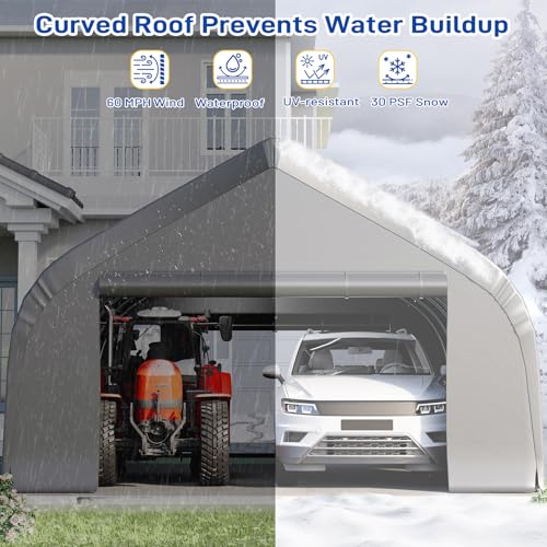 20x30 FT Reinforced Heavy Duty Carport
