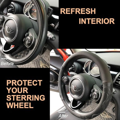 Large Size Comfy Grip Steering Wheel Cover 15.75 Inch