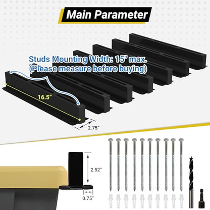 6 bin Overhead Garage Storage Rack (7 Count)