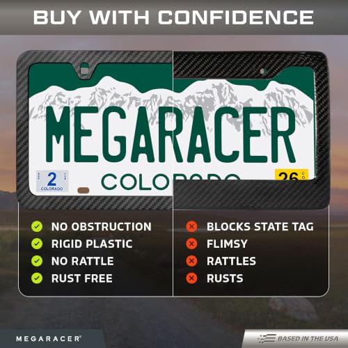 Weatherproof Thin License Plate Frame