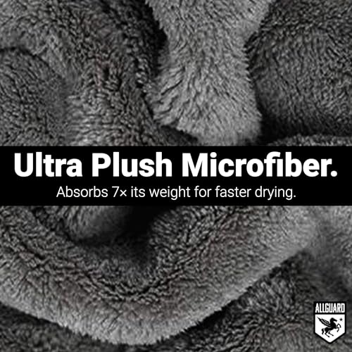 Platinum Microfiber Towels for Cars Extra Large Towel Set of 2 Drying Towels with Maximum Absorbency (2 Count)