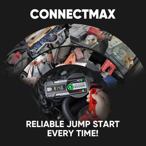 J400 Portable Jump Starter for Upto 8.0L Gas & 6.0L Diesel Engines
