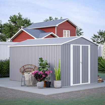 8x12 FT Outdoor Storage Shed W