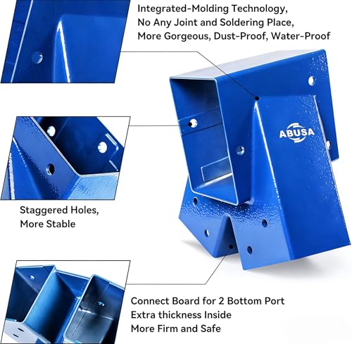 Heavy Duty Swing Sets Brackets Including 2 Blue A