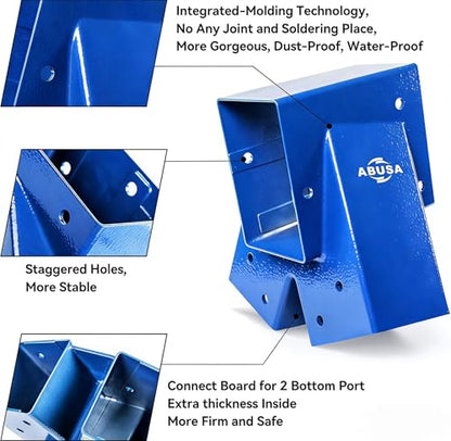 Heavy Duty Swing Sets Brackets Including 2 Blue A