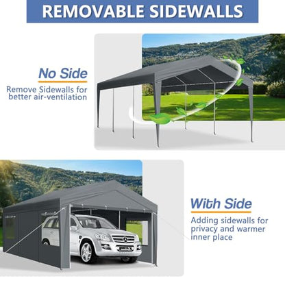 12 x 20 ft Outdoor Portable Storage Shed