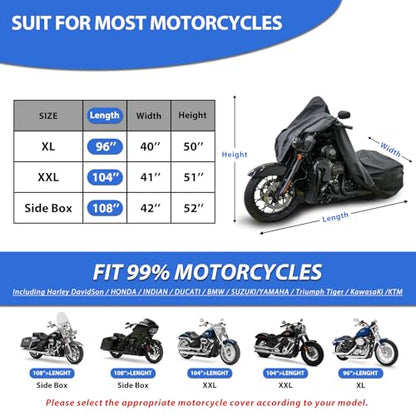 Motorcycle Cover for Harley Davidson Touring Models Road King