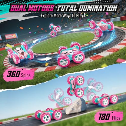 Pink RC Car for Girls Age 6+