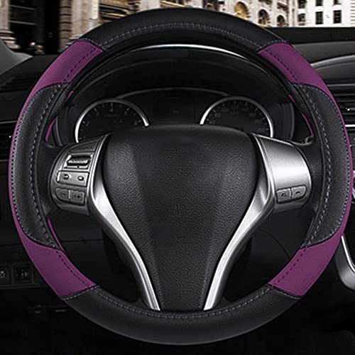 Leather Car Steering Wheel Cover