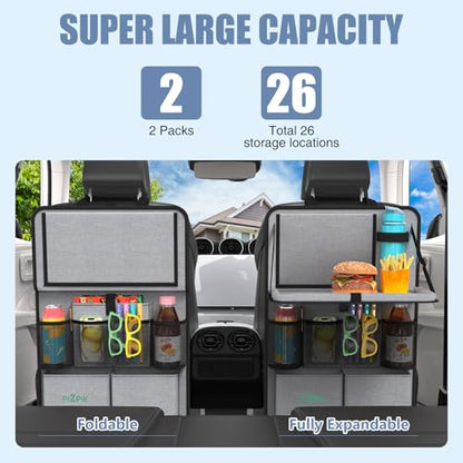 Car Backseat Organizer with Tablet Holder