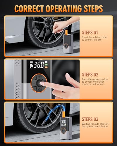 Tire Inflator Portable Air Compressor