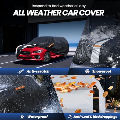 Multi Layer Car Cover Custom Fit for Subaru Impreza hatchback