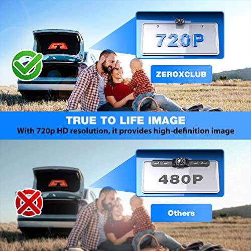 Car Backup Camera 6 LED Lights Night Vision