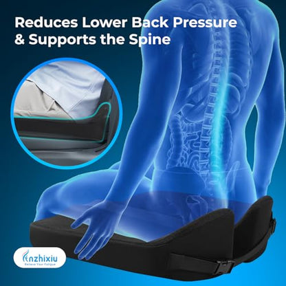 Elevated Car Seat Cushion for Improved View
