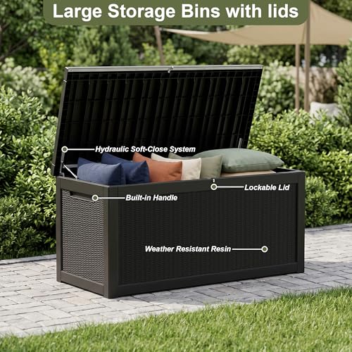 325 Gallon Outdoor Storage Box Waterproof