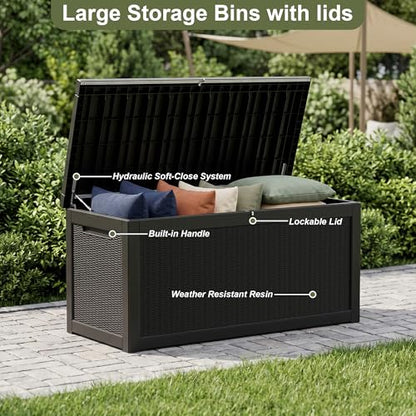 325 Gallon Outdoor Storage Box Waterproof
