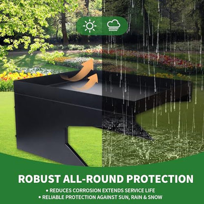 Weatherproof Robotic Lawn Mower Garage With Planter Compatible For All Robotic Lawn Mower Heavy