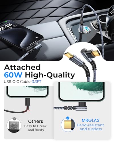 90W USB C Car Charger Fast Charge