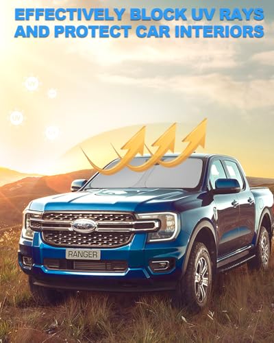 Foldable Front Windshield Sun Shade fit for Ford Ranger 2019
