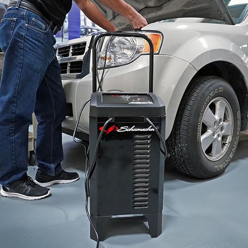 Wheeled Automatic 6A Car Battery Charger and 200A Engine Starter