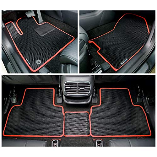 All Weather Car Floor Mats Compatible with Hyundai Santa Fe 2019