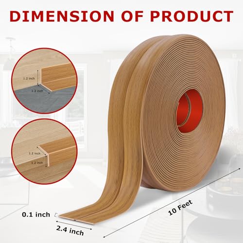 Wall Corner Protector Peel and Stick Corner Trim Molding (10 Foot)