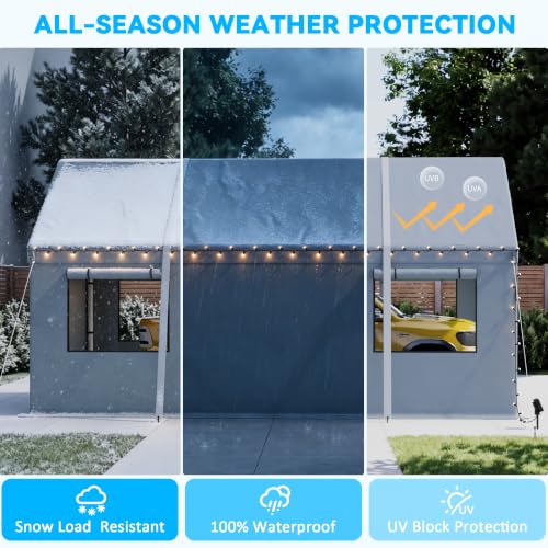 10x16 FT Carport Canopy Heavy Duty