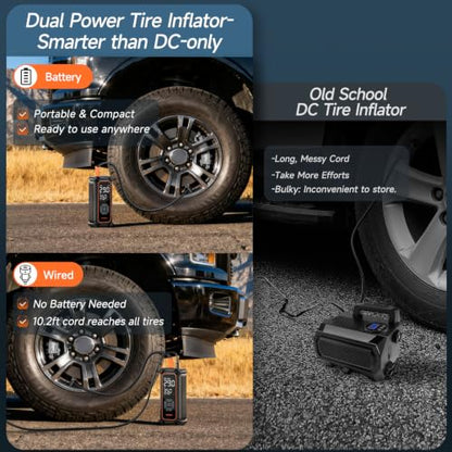 Tire Inflator Portable Air Compressor