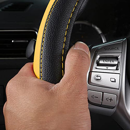 Leather Car Steering Wheel Cover