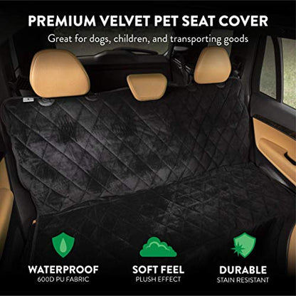 Velvet Rear Car Seat Protector w
