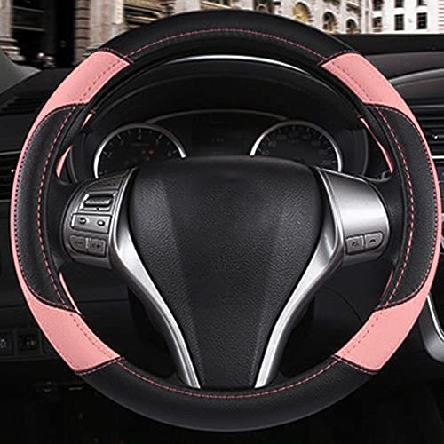Leather Car Steering Wheel Cover