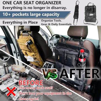 2 Pack Tactical Seat Back Organizer