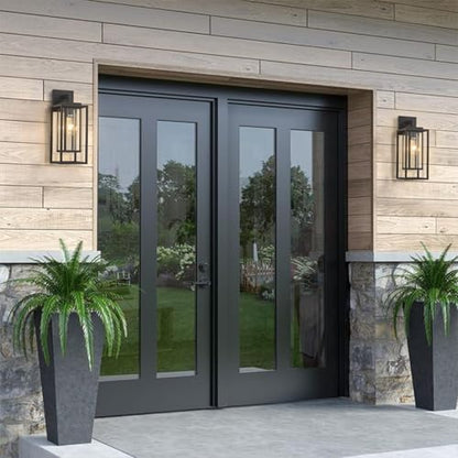 18" Outdoor Wall Light Fixtures Waterproofed Exterior Lantern W (2 Count)