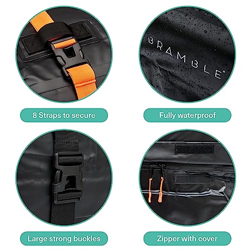 Strong Car Roof Bag Rooftop Cargo Carrier 20 Cubic Feet