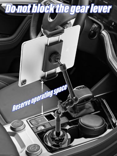 Car Cup Holder Tablet Mount for 4.7