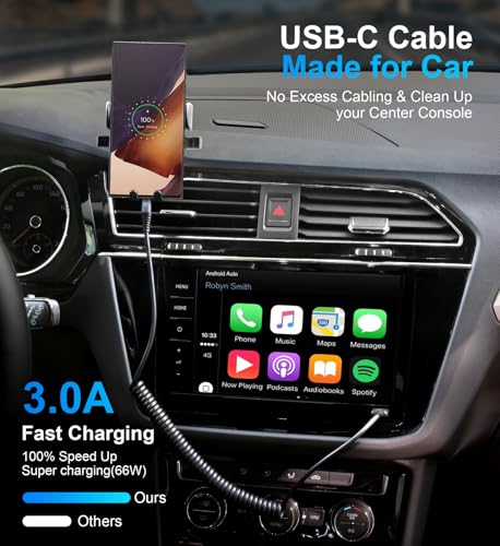 USB Type C Charger Cable Fast Charging (2 count)