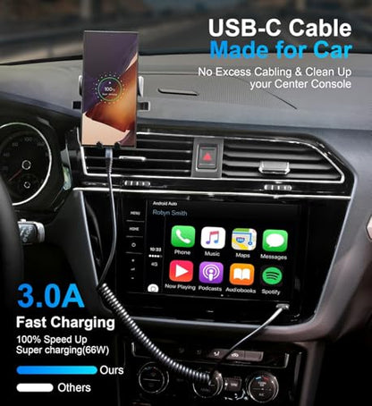 USB Type C Charger Cable Fast Charging (2 count)