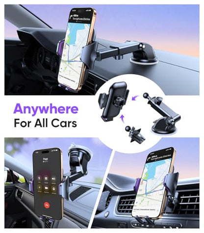 Stable Car Phone Holder [Upgraded Strongest Suction