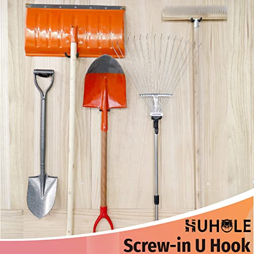 16 Pack Screw in U Hooks Wall Organizers (16 Count)