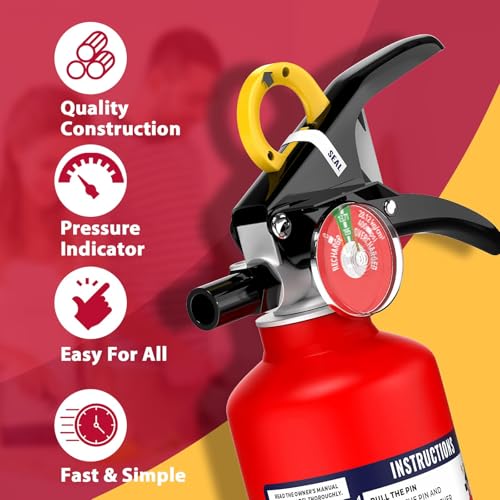 Signature ABC Fire Extinguisher for Home (40 Ounce)