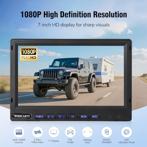 7 inch AHD1080P Wired RV Backup Camera System