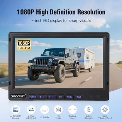7 inch AHD1080P Wired RV Backup Camera System