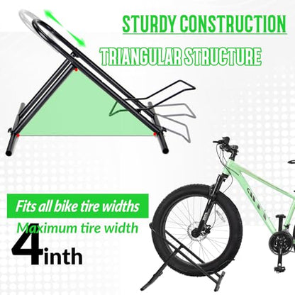 Folding Bike Floor Stand Rack (75.2 Ounce)