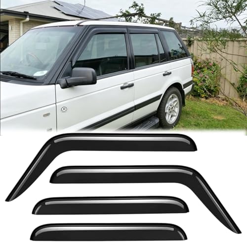 4PCS Side Window Wind Deflectors for Range Rover P38A Mk2 1994 (4 Count)