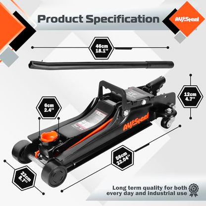 Low Profile Floor Jack 2.5 Ton