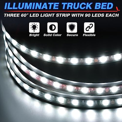 3Pcs 60 Inch Truck Bed Lights