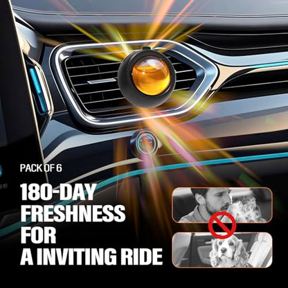 Car Air Freshener Vent Clips (6 Count)